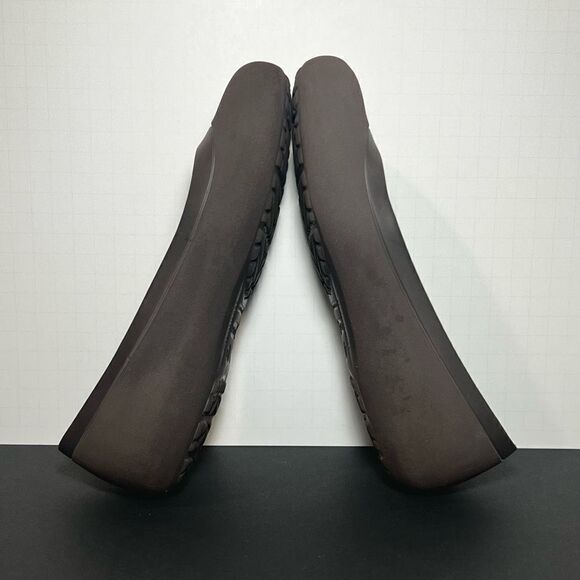 Womens CROCS Dark Brown Slip On Ballet Flats / Size 7 - Picture 7 of 9